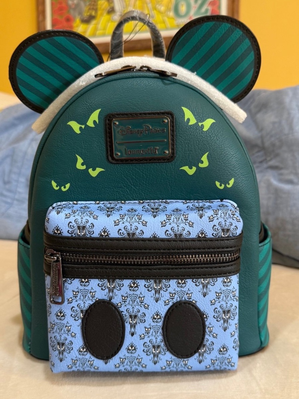 Mickey’s Main Attraction Haunted Mansion Loungefly Backpack